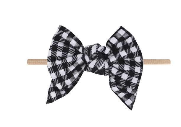 Printed Deb Skinny |  Black Gingham