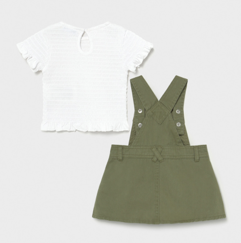 Moss Overall Skirt and Shirt Set | 1659