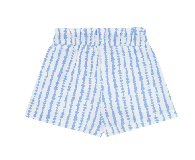 Lavendar Blue Stripe Shorts
