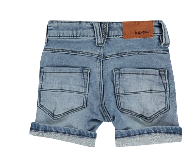 Jogg Jean Shorts | Mid Blue Denim