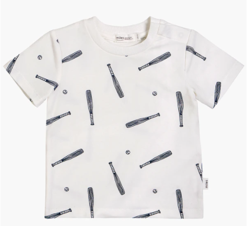 White Baseball T-Shirt