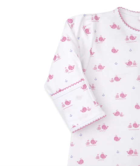 Breaching Whales Convertible Gown | Fuchsia