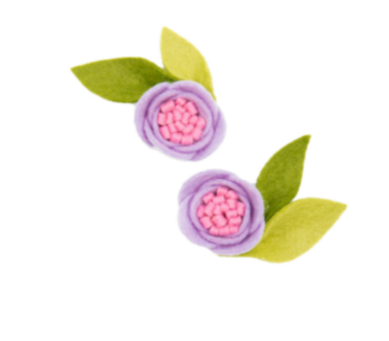 Lilac Pigtail Set