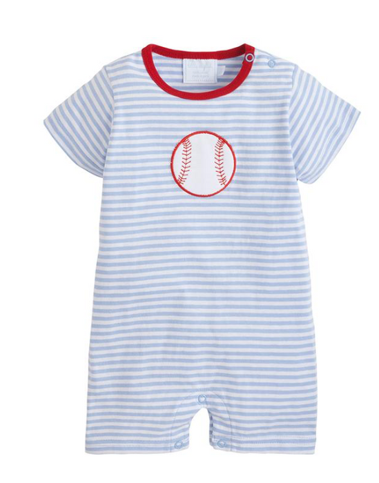Applique Romper | Baseball