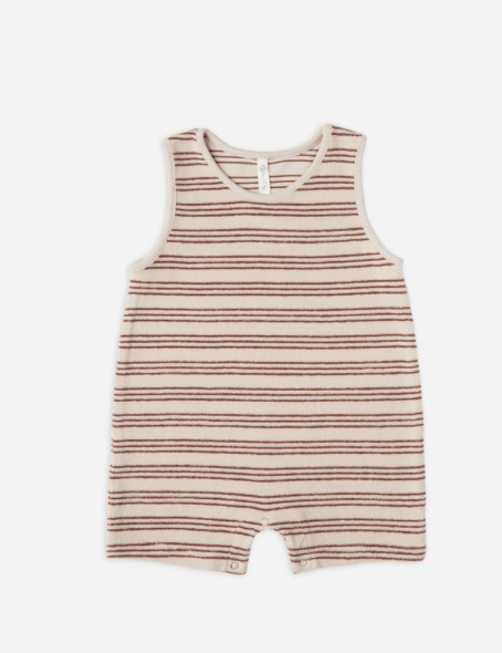 Sleeveless One Piece | Amber Stripe