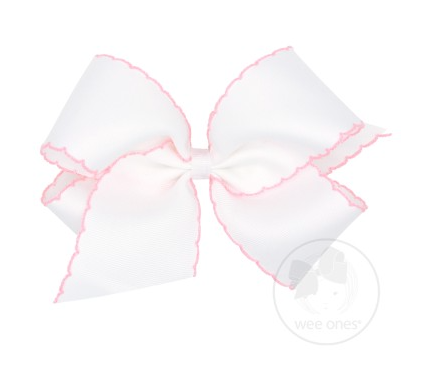 King Grosgrain Bow with Moonstitching