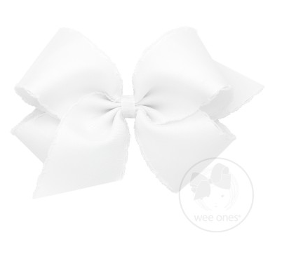 King Grosgrain Bow with Moonstitching