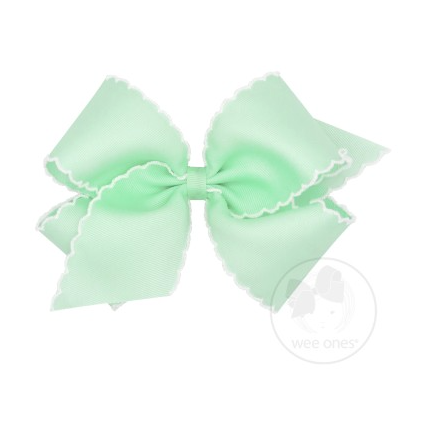King Grosgrain Bow with Moonstitching