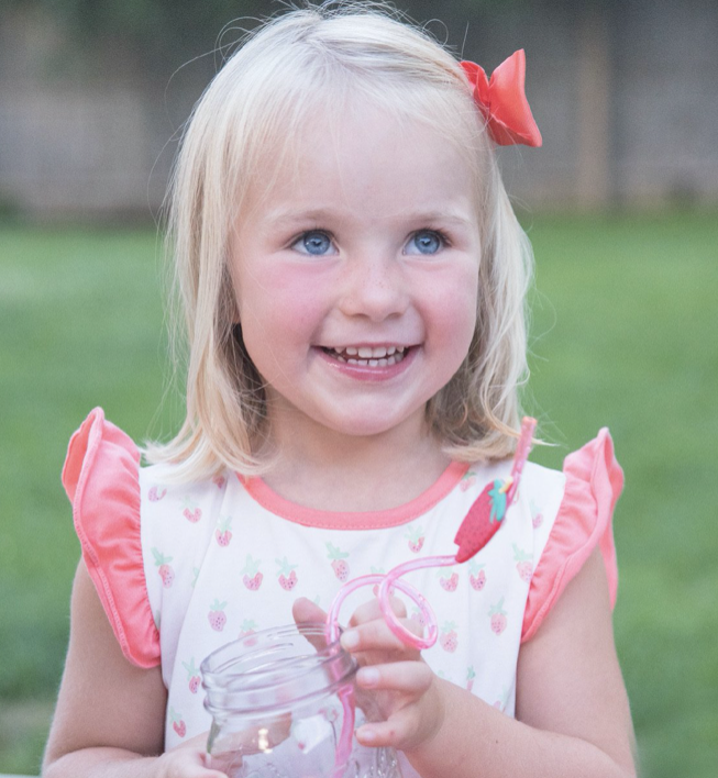 Whitney Knit Dress | Sweet Strawberry