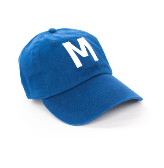 Royal Blue Letter Baseball Hat  (Toddler: 1-4 Years)
