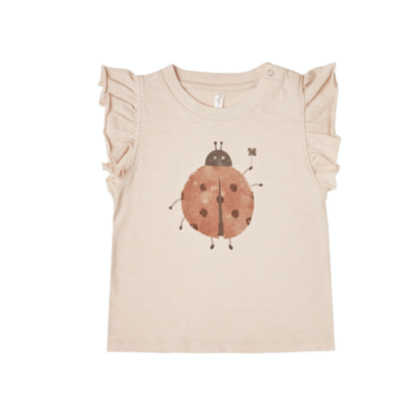 Ladybug Ruffle Tank