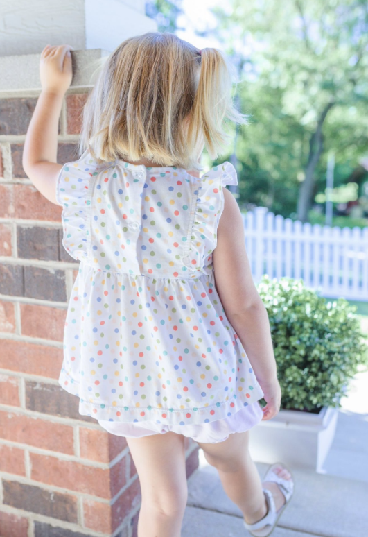 Lila Bloomer Set | Polka Dot Knit