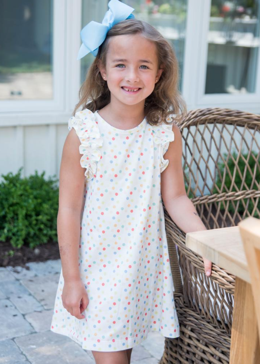 Lennon Dress | Polka Dot Knit