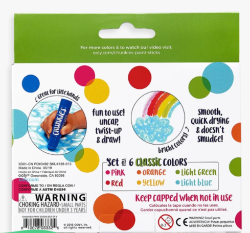 Chunkies Classic Paint Sticks