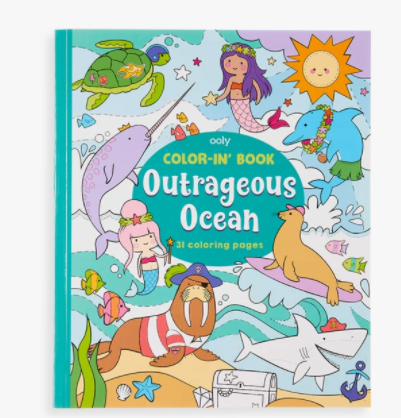 Color In Outrageous Ocean Book