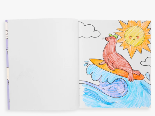 Color In Outrageous Ocean Book