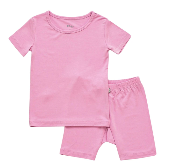 Short Sleeve Toddler Pajamas | Bubblegum