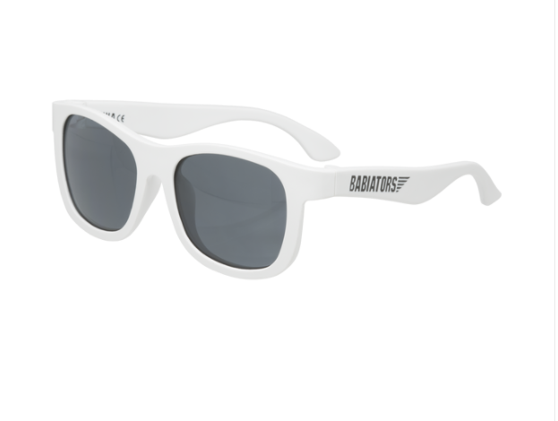 Wicked White Navigator Sunglasses