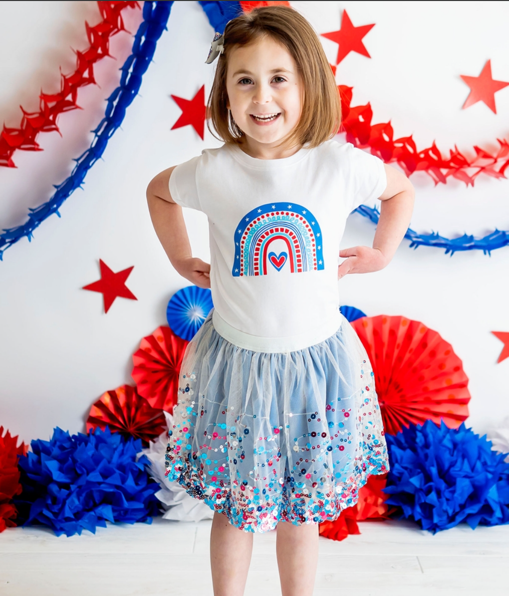 Patriotic Confetti Tutu