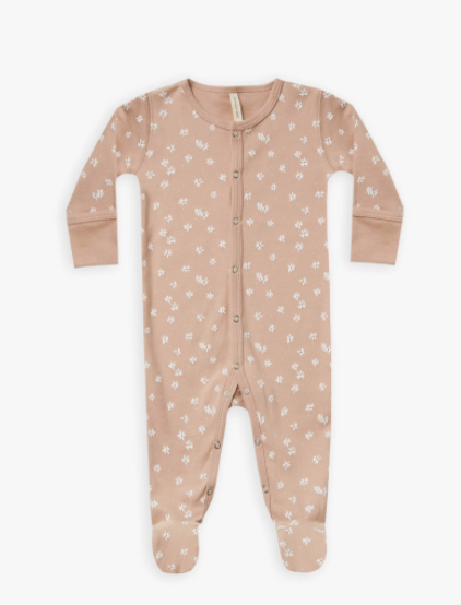 Full Snap Footie | Blossom Petal