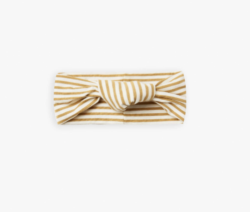 Baby Turban | Gold Stripe