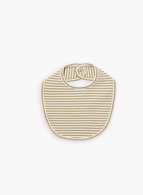 Snap Bib | Gold Stripe