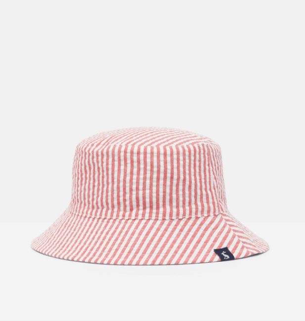 Reversible Bucket Hat | Red Stripe