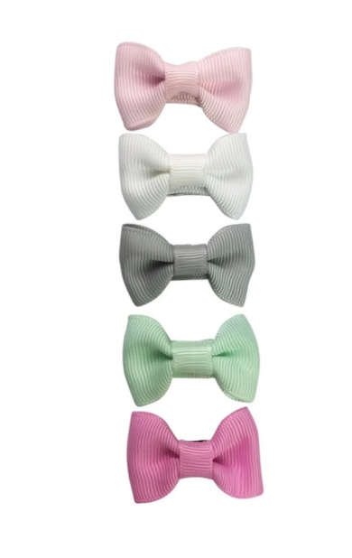 Tuxedo Bows on Snap Clips | Charlotte