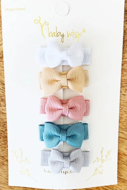 Tiny Tuxedo Bows on Snap Clips | Figment