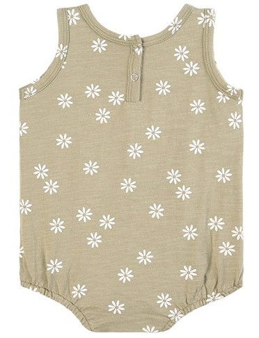 Daisy Confetti Bubble Onesie | Sage