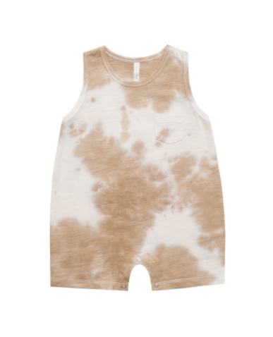 Tie Dye Sleeveless Onepiece| Almond
