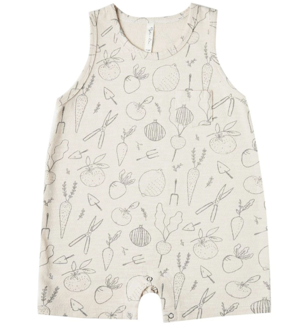 Vegetable Garden Sleeveless Onepiece | Natural