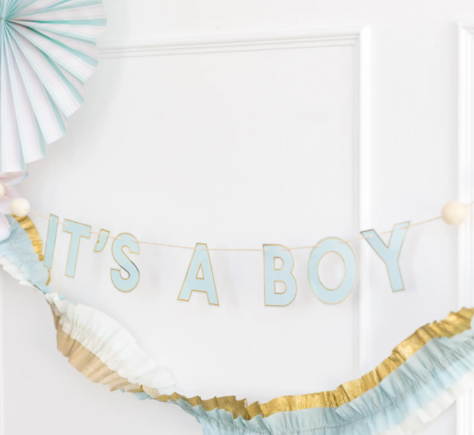 Baby Boy Banner