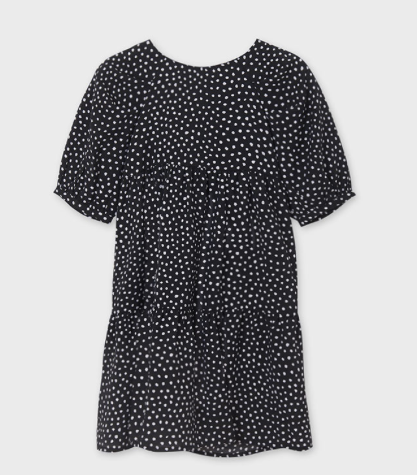 Black and White Polka Dot Dress | 6926