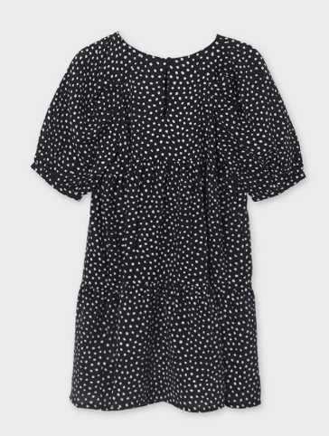 Black and White Polka Dot Dress | 6926