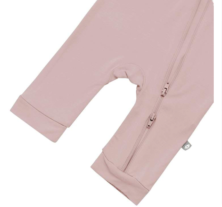 Zipper Sleeveless Romper | Sunset