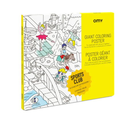 Giant Coloring Poster | Sports Club