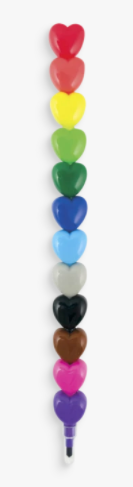 Heart to Heart Stacking Crayons