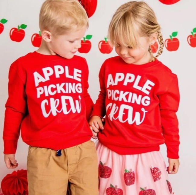 Apple Picking Crew Sweatshirt