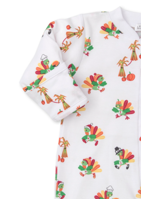 Turkey Trot Footie with Zipper