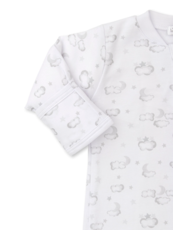 Twilight Twinkles Footie with Zipper | Silver