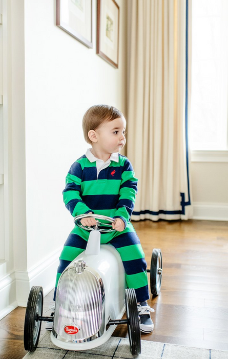 Sir Proper's Rugby Romper | Nantucket Navy | Kiawah Kelly Green