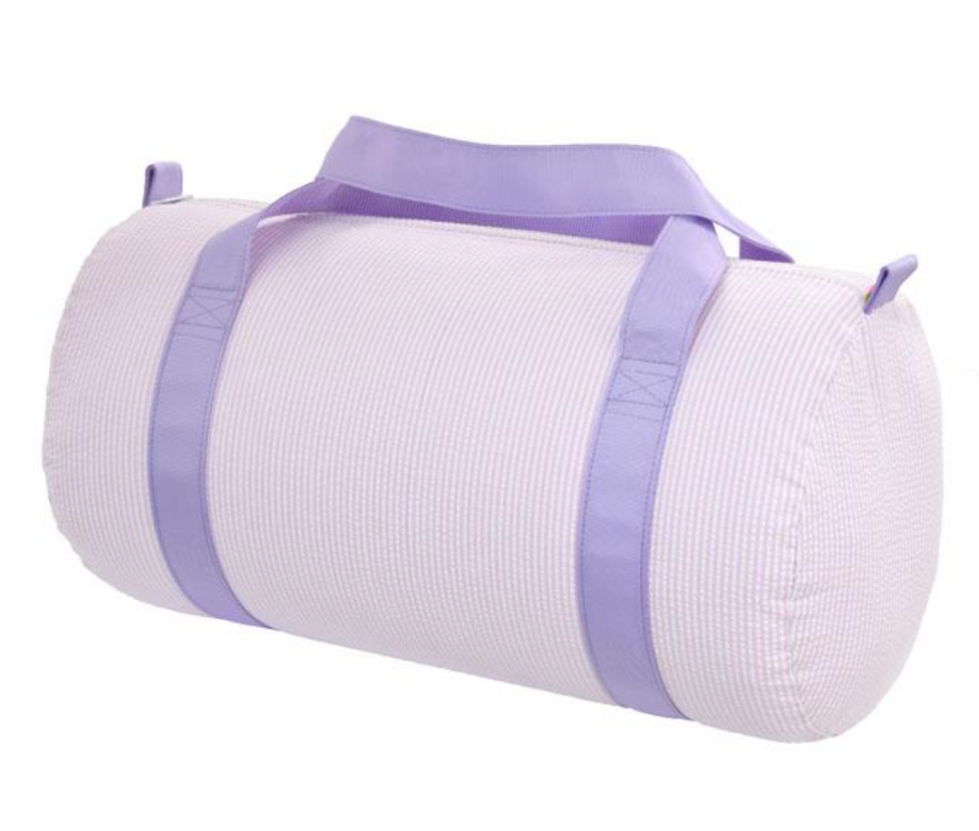 Medium Seersucker Duffel