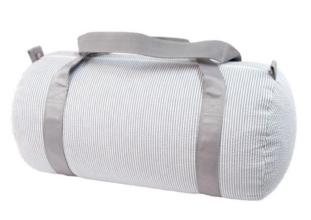 Medium Seersucker Duffel