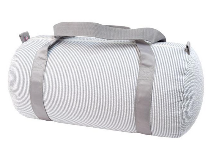 Medium Seersucker Duffel