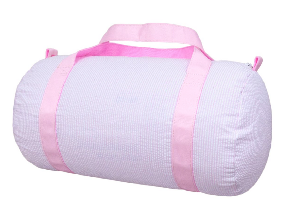 Medium Seersucker Duffel