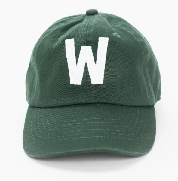 Hunter Green Letter Baseball Hat (Baby: 0-12 Months)