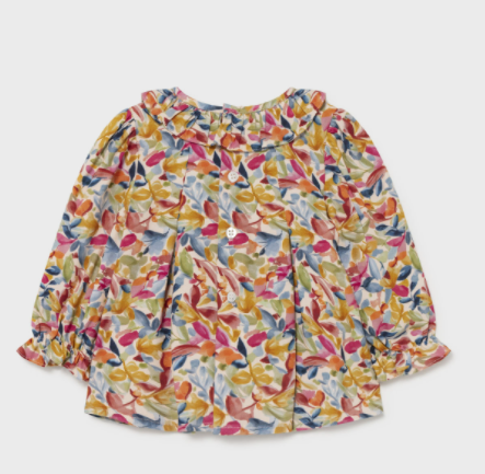 Printed Blouse | Mustard | 2151