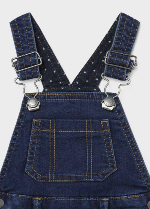 Denim Overalls | Dark Wash | 2607