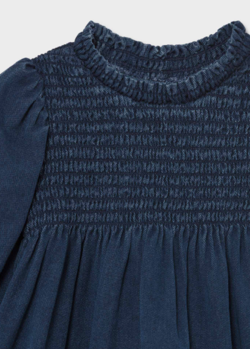 Denim Long Sleeve Dress | 2922